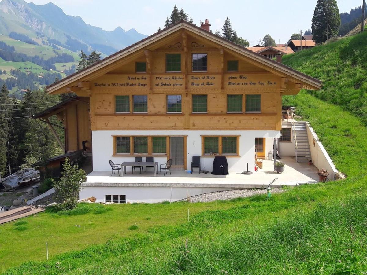 Ferien In Der Bergwelt Von Adelboden Bed and Breakfast Buitenkant foto
